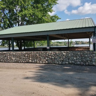 Covered BBQ Area